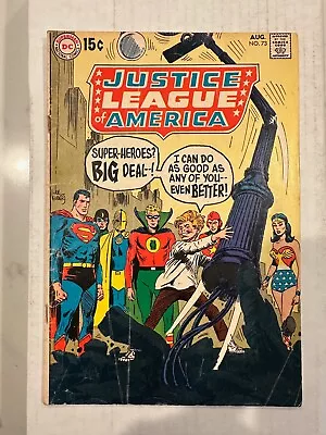 Buy Justice League Of America #73  Comic Book  1st SA App Golden Age Superman • 6.42£