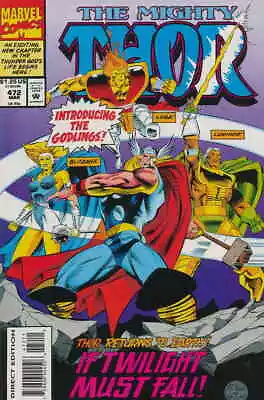 Buy Thor #472 FN; Marvel | Roy Thomas - We Combine Shipping • 2.20£
