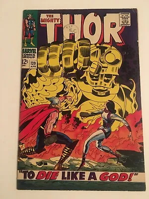 Buy The Mighty Thor #139 FN/VFN (7.0) MARVEL ( Vol 1 1967) Kirby • 32£