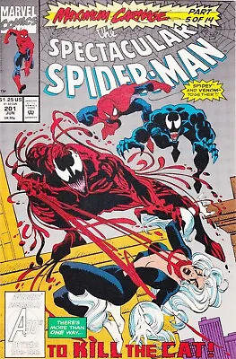 Buy Spectacular Spider-man #201 / Maximum Carnage Pt. 5 / Dematteis / Marvel Comics • 11.42£