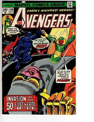 Buy The Avengers #140 Comic Book Bronze Age Superhero Mid-Grade 1975 • 11.06£