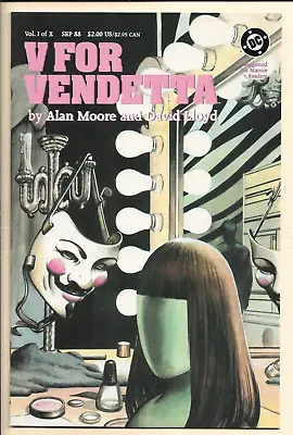 Buy V For Vendetta #1-10 VF/NM Avg. (1988-1989) By Alan Moore Complete Series! • 84.74£