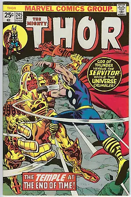 Buy Thor 245 1976 VF/NM 9.0 Buckler-c Buscema-a Balder Warriors 3 1st He Who Remains • 11.85£