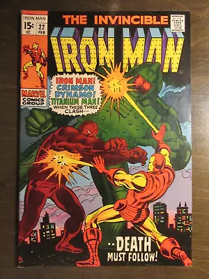 Buy Invincible Iron Man #22 - Marvel Comic – 1970 – High- Range - Titanium Man • 110.78£
