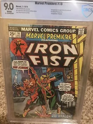 Buy Marvel Premiere #16 9.0 2nd App Iron Fist MCU • 143£