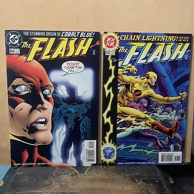 Buy The Flash Comic Books 2 Issues From 1999 #144 & 147. Origin Of Cobalt Blue. • 13.05£