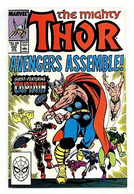 Buy Thor #390 VF- 7.5 1988 1st Time Steve Rogers Lifts Mjolnir • 18.13£
