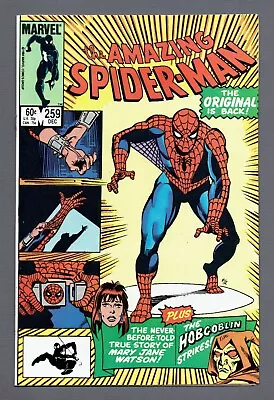 Buy AMAZING SPIDER-MAN 259 – Hobgoblin – Origin Mary Jane Watson – NM - Marvel 1984 • 15.76£