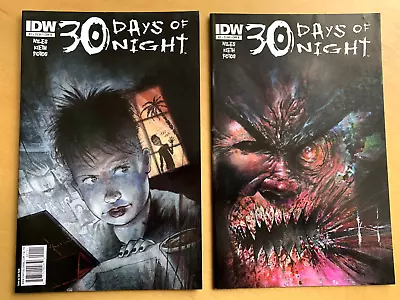 Buy 30 Days Of Night #s 1 B & 2 B. IDW Comics 2011 Series By Steve Niles & Sam Kieth • 8.99£
