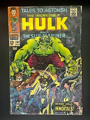 Buy Tales To Astonish Incredible Hulk Sub-Mariner #101 Mar 1968 1st Appear Destiny • 28.42£