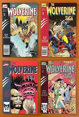 Buy Wolverine Saga #1, 2, 3 & 4 Complete Series (Marvel 1989) 4 X NM Comics • 19.50£