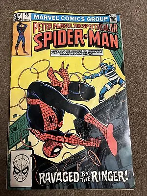 Buy Peter Parker Spectacular Spider-man  #58 • 4.49£
