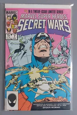 Buy Marvel Super Heroes Secret Wars #7 Jim Shooter 1984 1st Full APP OF SPIDER-WOMAN • 32£