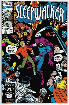 Buy Sleepwalker #3 Marvel Comics Budiansky Blevins 1991 FN/VFN • 7.99£