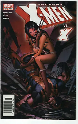 Buy Uncanny Xmen 451 Marvel Comics 2004 Newsstand Variant Laura Kinney X23 Vs X-men • 106.47£