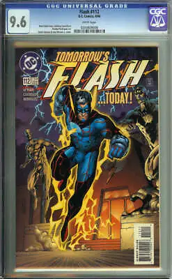 Buy Flash #112 Cgc 9.6 White Pages // Dc Comics 1996 • 47.44£