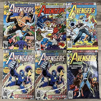 Buy The Avengers Comic Book Lot #180,182,183,2/184,185(Marvel Comics 1978-79) • 23.68£