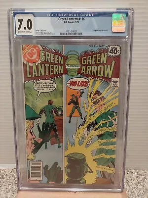 Buy GREEN LANTERN #116 CGC 7.0  DC Comics  1979  Guy Gardner Appearance  🇺🇸🇺🇸 • 46.52£