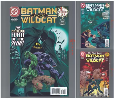 Buy Batman Wildcat 1 2 3 Complete Lot VF/NM 1997 DC St412 • 7.58£