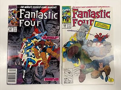 Buy Fantastic Four #347-#348 1st App & 1st Cover App Of The New Fantastic Four NM/VF • 12.16£