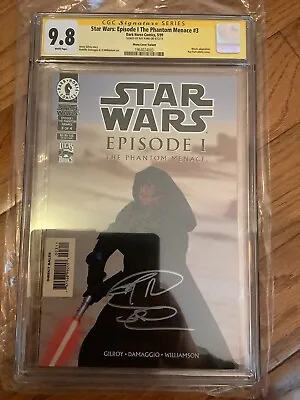 Buy Star Wars Episode 1 One #3 CGC SS 9.8 RAY PARK First 1st Darth Maul Variant NM • 1,599.03£