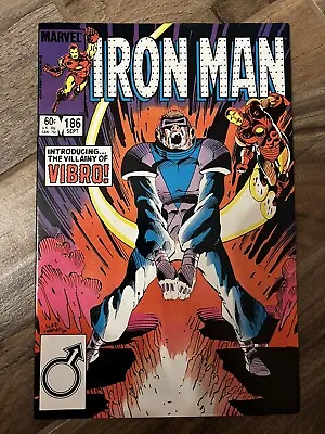 Buy 1984 Iron Man #186 Luke McDonnel NM CONDITION (NEWSSTAND) • 10.27£