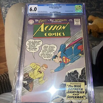 Buy 1959 Action Comics  #253 Cgc 6.0 2nd App Of Supergirl • 473.39£