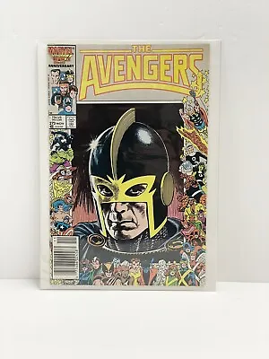 Buy Avengers #273 Newsstand • 25th Anniversary Frame Cover! Black Knight Rare Marvel • 68.89£
