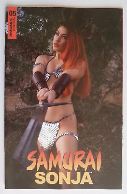 Buy Samurai Sonja #5 - 1st Printing Cover E Cosplay Variant Dynamite 2022 VF- 7.5 • 4.99£