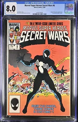 Buy Marvel Super-Heroes Secret Wars #8 (Marvel, December 1984) CGC 8.0 • 118.58£