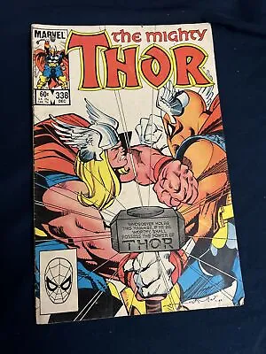Buy Thor #338 Newsstand Variant 2nd Beta Ray Bill! 1st Stormbreaker! Mid-Grade • 9.63£