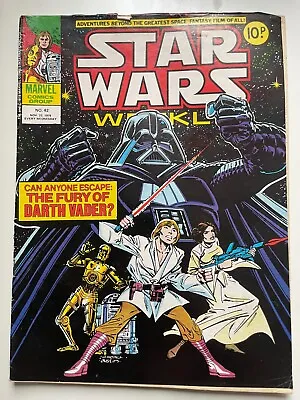 Buy Star Wars Weekly, No.42 Vintage Marvel Comics UK • 2.95£