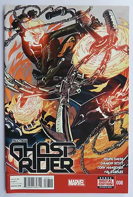 Buy All New Ghost Rider #8 - 1st Printing - Marvel Comics January 2014 VF+ 8.5 • 4.45£