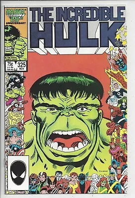 Buy Incredible Hulk #325 VF (8.5)) 1st App Rick Jones As HULK 25th Ann 1986  • 12.01£
