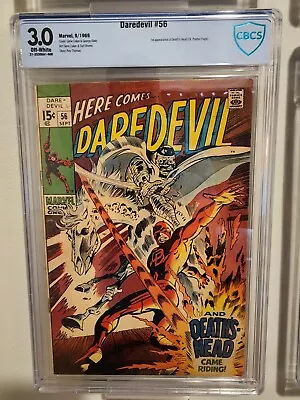 Buy Daredevil #56 CBCS 3.0 1st App Death Head Dr. Paxton Page 1969 Not CGC Unpressed • 39.97£