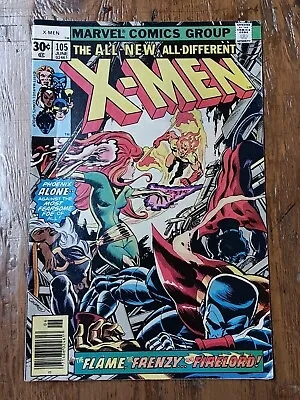 Buy UNCANNY X-MEN #105 Phoenix Vs Firelord 1977 Marvel Claremont Dave Cockrum Shi'ar • 39.41£