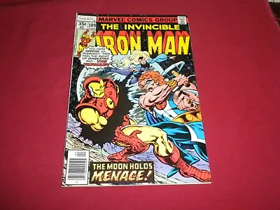 Buy BX5 Iron Man #109 Marvel 1978 Comic 9.0 Bronze Age AWESOME COPY! VISIT STORE! • 5.03£