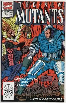 Buy NEW MUTANTS #91, VF/NM, Cable, Sabretooth, Liefeld, 1983 1990 More In Store • 9.55£