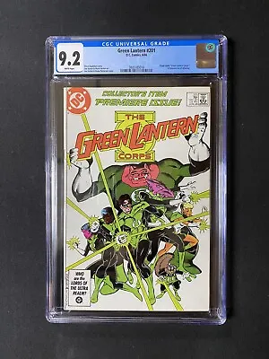 Buy Green Lantern #201 9.2 CGC White Pages D.C Comics 1986 1st Appearance Kilowog • 80.34£