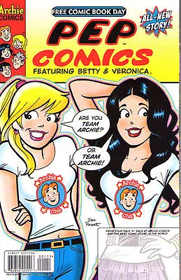 Buy PEP COMICS - Free Comic Book Day - 2011 New Bagged  • 4.99£