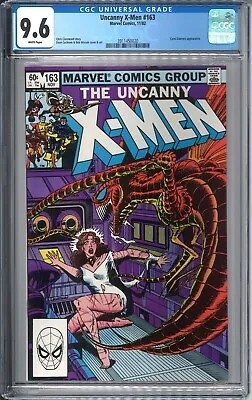 Buy Uncanny X-Men #163 CGC 9.6 NM+ WP 1982 Marvel Comics Carol Danvers Appearance • 59.13£