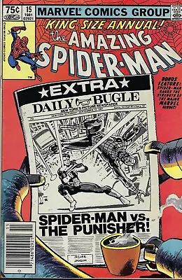 Buy The Amazing Spider-Man Annual(Marvel-1981)#15[Newsstand] - Punisher Appr. (5.0) • 12.59£