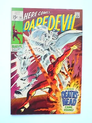 Buy Daredevil #56, Marvel Comics Sept. 1969  1st Death's Head. Gene Colan VG • 14.21£
