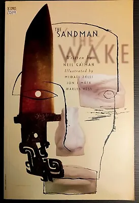 Buy Neil Gaiman THE SANDMAN: THE WAKE Graphic Novel, DC Comics, Vertigo 1st Printing • 14.99£