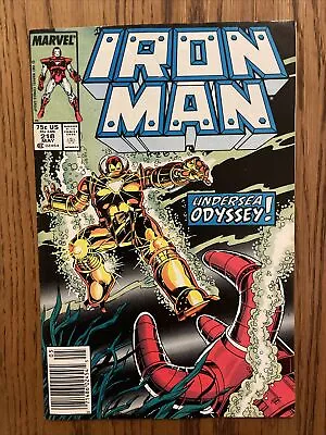 Buy Iron Man #218 (Marvel 1987) 1st App Iron Man's Deep Sea Armor! Key Newsstand VF • 2.04£