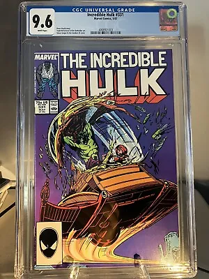 Buy Incredible Hulk  #331 (1987) CGC 9.6 WP. McFarlane Art, New Uncirculated Slab • 51.24£