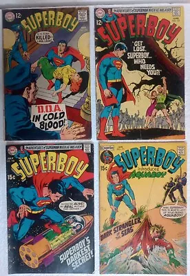 Buy 1968 Superboy 151, 157, 158, 171 DC Comics Lot Of 4 • 11.99£