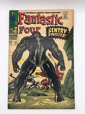 Buy Fantastic Four #64 ORIGINAL Vintage 1967 Marvel Comics 1st Mention Of Kree • 34.99£