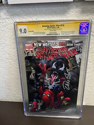 Buy Amazing Spider Man 570 Cgc Signature Series 9.0 • 118.26£