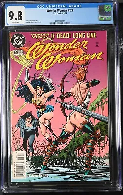 Buy WONDER WOMAN #129 [1998] ~ CGC 9.8 ~ DC Comics ~ White Pages ~ Byrne Art • 79.91£